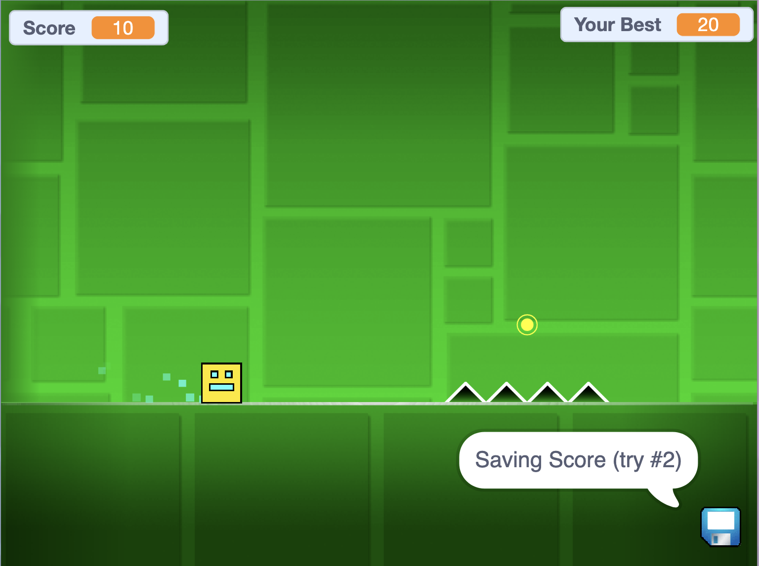 Geometry Dash gameplay screenshot